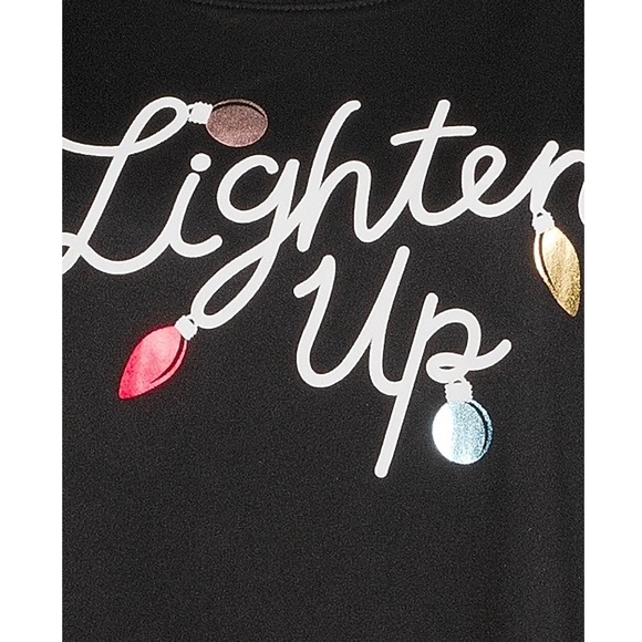 WOMEN’S 2pc CHRISTMAS PAJAMA SET- LIGHTEN UP WITH HOLIDAYS - Picture 5 of 5